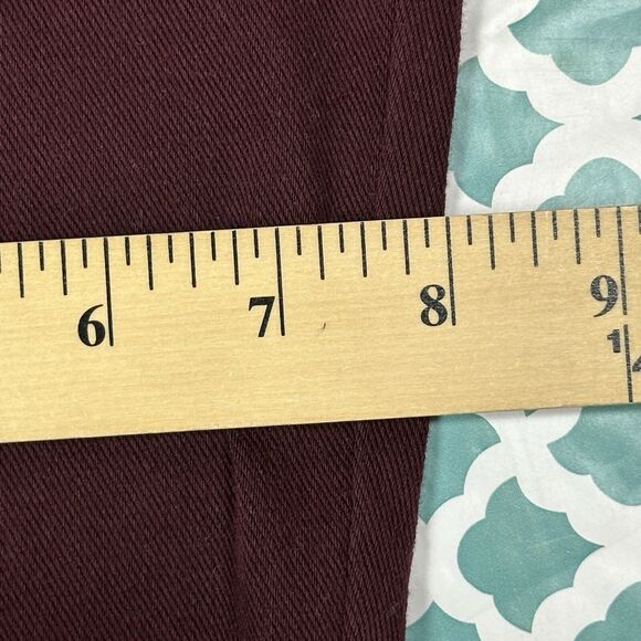 Basic Editions Jeggings Women’s Size XXL Maroon Pants Burgundy  Pull On Stretch - Picture 12 of 16